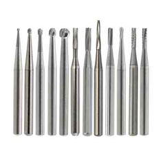 5pcs Prima Wave Dental Carbide Burs High Speed FG 19mm/Surgical FGOS SL 557 25mm