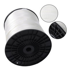 Mule Tape Flat Rope Polyester Pull Tape Gardening Commercial Electrical White