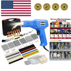 220W Plastic Welder Kit for Quick Car Bumper Repair – 1000 Hot Staples Included