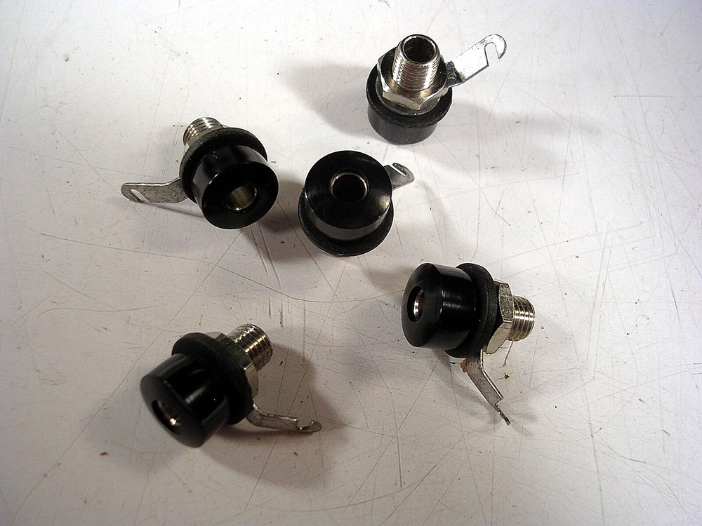 HH SMITH 205-103 BANANA OLD STYLE JACK PANEL MOUNT BLACK LOT (5)