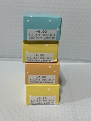 Hubble Total 120 pcs Contac Lenses In Solution. -8.00 / -7.00 / -6.00 / -5.25