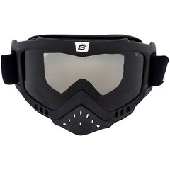 2 Pairs Birdz Eyewear Toucan A/F Padded Motorcycle Goggles w/ Clear, Smoke Lens