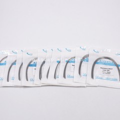 10 Pack Orthodontic Dental Stainless Steel Arch Wires Round Ovoid Form 012 Upper