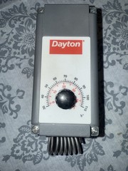 Dayton 4Lz95 Line Volt Mechanical Tstat, Open/Close On Rise, 30 Degrees To 110