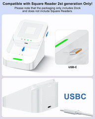 2Nd-Gen Square Card Reader Stand for Square Reader Dock 2Nd Generation & POS Sys