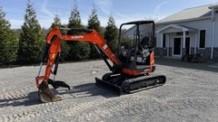 2021 KUBOTA U27-4 MINI EXCAVATOR – HYDRAULIC THUMB – ZERO TAIL SWING – QUICKTACH
