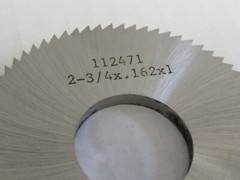 MADE IN USA 2-3/4″ DIA, 0.62″ THICK, 1″ ARBOR ,SLITTING & SLOTTING SAW OSSC16272
