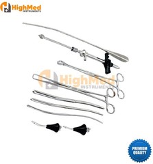8 pcs UTERINE GENERIC GEN COHEN SURGICAL SURGERY INSTRUMENT SET
