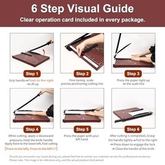 18 Inch Guillotine Paper Cutter Heavy Duty Professional Trimmer for Cardstock 12