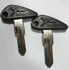 Replacement Key Blanks for Indian Scout Motorcycles 2-Key Blanks SafeCo Brands