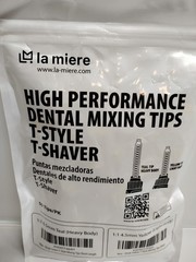 La Miere High Performance Dental Mixing Tips Short 4.5mm T-Style Yellow 50ct
