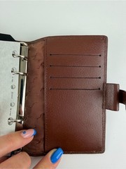 Vintage 90s Filofax Windsor Personal Organizer Real Leather Made in England