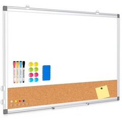 36 X 24 inches Magnetic Dry Erase Board with Aluminum Frame, Whiteboard