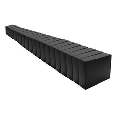 Black Corrugated Shipping Packaging Box L10xW8xH2.8 Inch Gifts Invitations