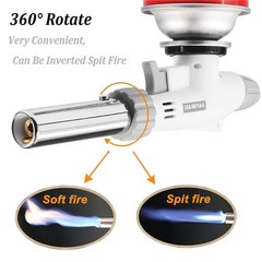 Butane Torch Kitchen Blow Lighter – Japan’s Original Culinary Small, Grey