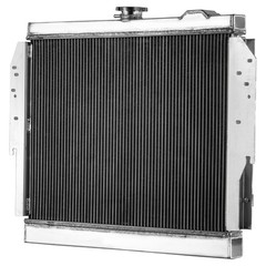 3 Row Core Aluminum Radiator Shroud Fan for Dodge D150 W150 Ramcharger 1979-1993