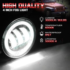 Round Fog Light with Jeep Grand Cherokee Fog Lights Front Bumper LED Fog Lamps
