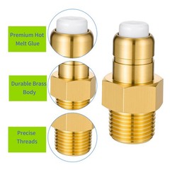Brass Thermal Release Valve for Pressure Washer Pump, 1/4″ NPT 1-Pack, Black