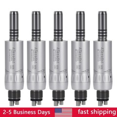 1-10* Dental Low Speed Air Motor Handpiece E-type 4 Holes Micromotor Inner Water