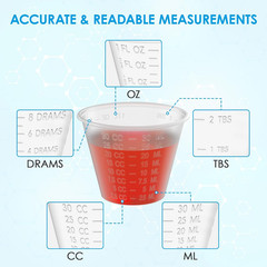 Lilymicky 1000 Count 1 Oz Disposable Medicine Cups, 1 Oz Plastic Med Cups
