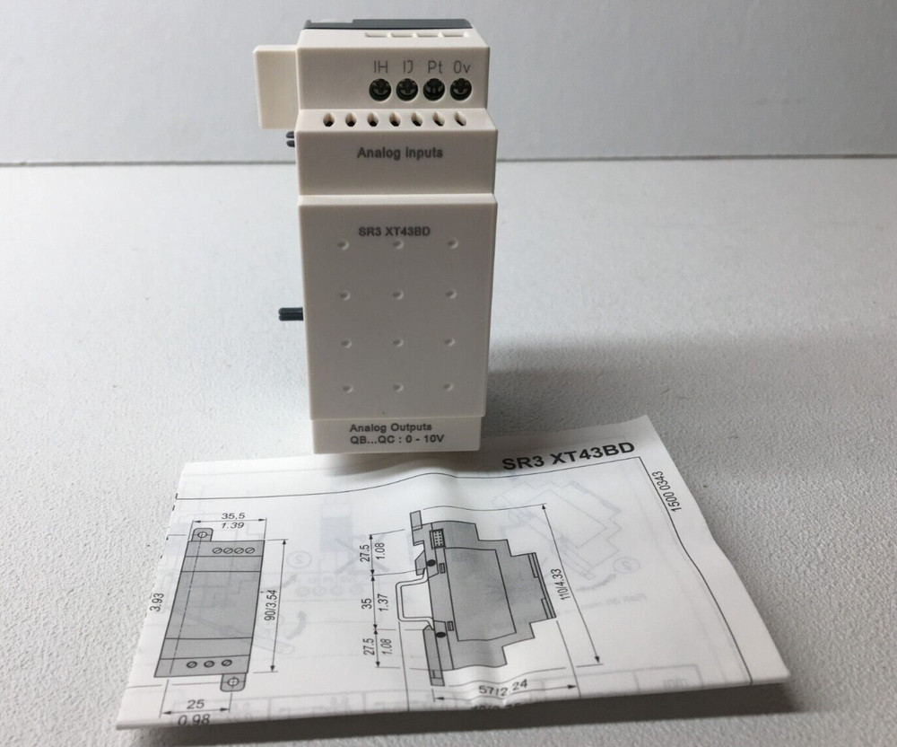 New! Telemecanique SR3 XT43BD Expansion Module (#60120)