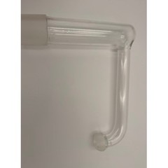 Glass Adapter Lab 35/20 Clear Excellent 90 Degree Right Angle Joint