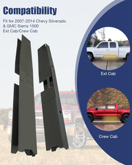Full Center Frame Rust Repair Kit Fit for 2007-2014 2Nd Gen Chevy Silverado & 3R