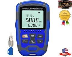 A-M50 Fiber Optic Cable Tester Portable -50~+26dbm Optical Power Meter FC/SC/…