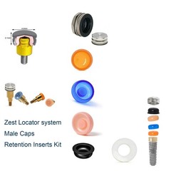 Titanium Dental locator abutment Legacy Mini for Hiossen ET ZEST Male cap insert