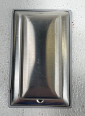 CALBRITE STAINLESS S607VGCVRS Single Gang GFCI Receptacle Cover, Plate, & Gasket