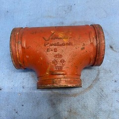 VICTAULIC FIRELOCK THREE WAY PIPE 4AU C-E=3.38IN 3INCH OVERALL LENGTH 6-3/4″