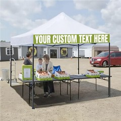 Custom Tent Banner, Full Color Vinyl Banner, Trade Show, Functions, Festivals