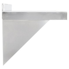 12″W x 72″L Stainless Steel Commercial Kitchen Overshelf Solid Wall Mount Shelf