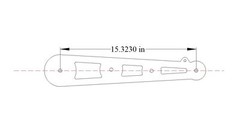 Steel industrial lamp pattern dxf CNC file on thumb drive