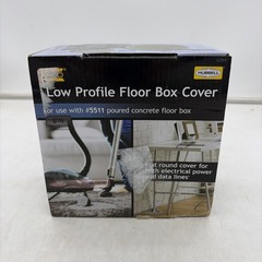 Hubbell RACO 6299 Round Nonmetallic Cover Kit Two-Lift Lids for 5511 Floor Box