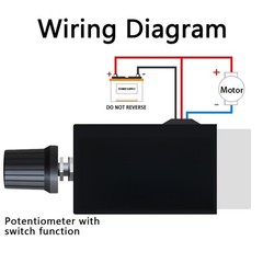 2Pcs 12V-24V 10A PWM Motor Rheostat Speed Controller for Heater Ventilator Fan