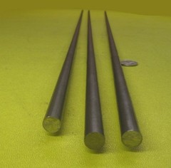 12L14 Steel Unpolished Rod Round Bar, 3/8″ Dia x 5 Foot length. 3 Units, 15 Ft