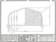 25x20x13 DuroSPAN Steel Building Kit Garage homestead w/ Ends Wall Included