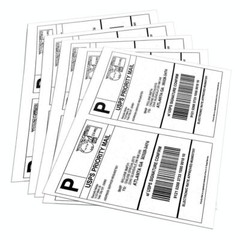 Premium 8.5×5.5 Half-Sheet Shipping Labels Self-Adhesive Blank & Ready to Use