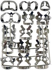 20 Pcs German Rubber Dam Starter Kit with Frame Punch Clamps Dental Instruments