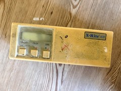 Lot of 8 XRITE 400 SERIES DENSITOMETERS + 918 COLORIMETER + SPARES For PARTS N/W
