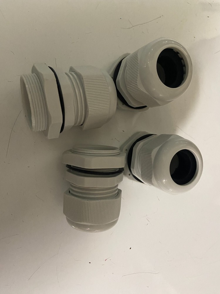 (4) GRAY NYLON CORD GRIP GROMMET FOR SOOW 8/4 PORTABLE CABLE WIRE .512-767