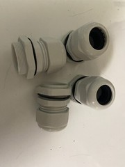 (4) GRAY NYLON CORD GRIP GROMMET FOR SOOW 8/4 PORTABLE CABLE WIRE .512-767