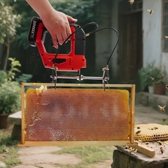 20V Cordless Electric Bee Remover Frame Shaker Handheld 2×2000mAh