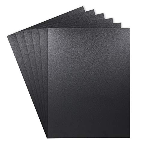 Black ABS Plastic Sheet 12″ x 16″ x 0.06″ 6 Pack, Flexible Than Plexiglass Sh…