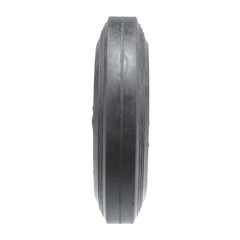 Chain Link 6″ Solid Black Rubber Wheel for Residential Gates- Helper Wheel