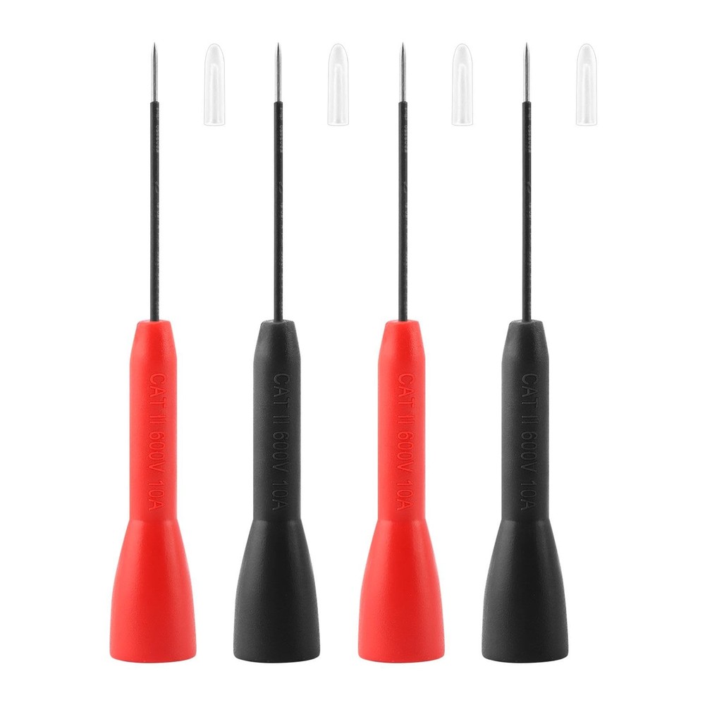 4 Pack Multimeter Needle Probe Pins, 2mm Extended Needle Test Probes, 600V/10…