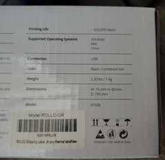 Rollo X1038 Label Printer