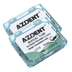AZDENT Dental Orthodontic Buccal Tubes 1st 2nd Molar Roth MBT 022 Bondable