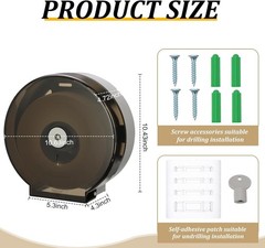 Toilet Paper Dispenser, Commercial Jumbo Toilet Paper Towel Dispenser …